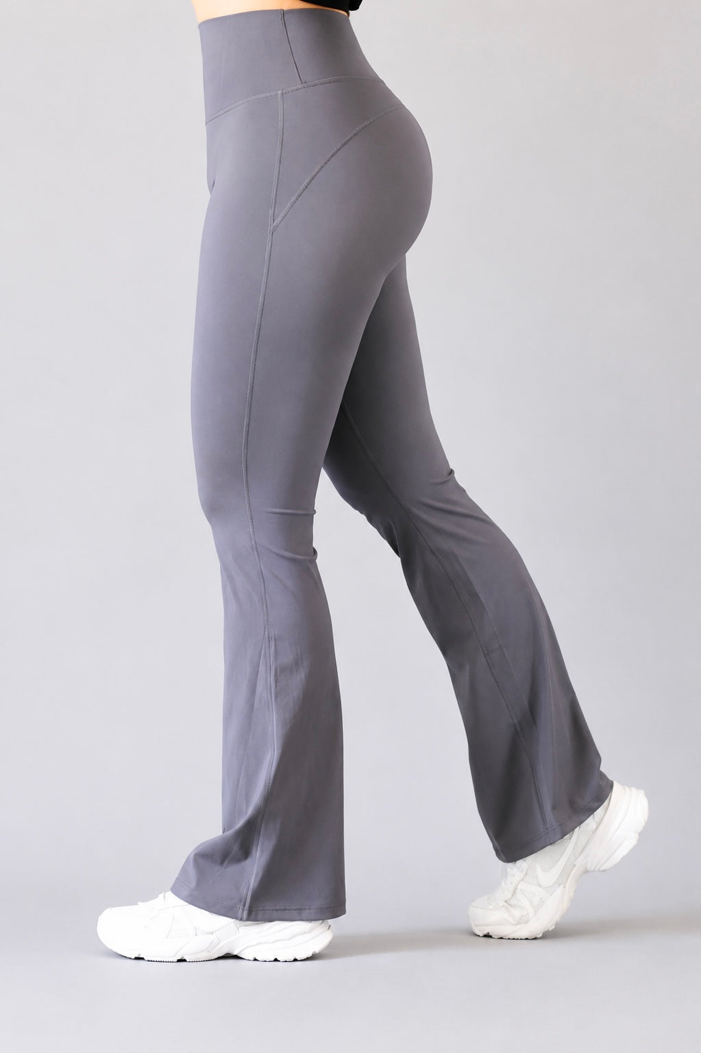 Leggings flare cintura efecto faja