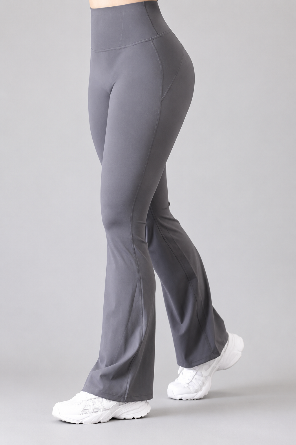 Leggings flare cintura efecto faja